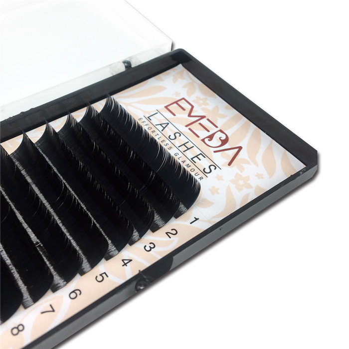 Flat single lash eyelash extensions vendor JH162